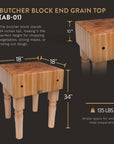 AB Series Square Wood Table - From Where - 