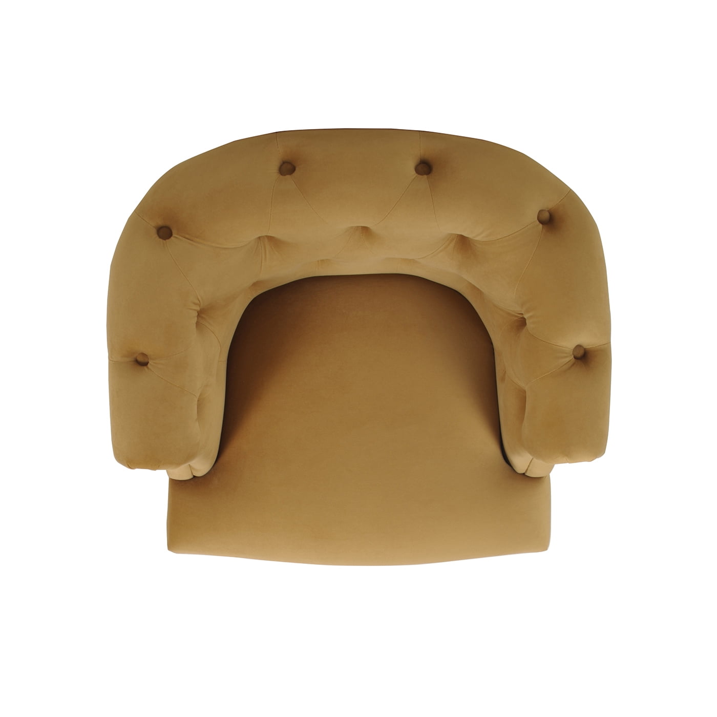 Katherine Tufted Accent Chair Gold