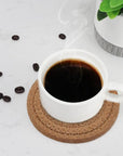 ABenkle Woven Coasters for Drinks Set of 6 - From Where - 