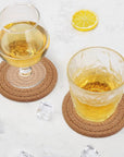 ABenkle Woven Coasters for Drinks Set of 6 - From Where - 