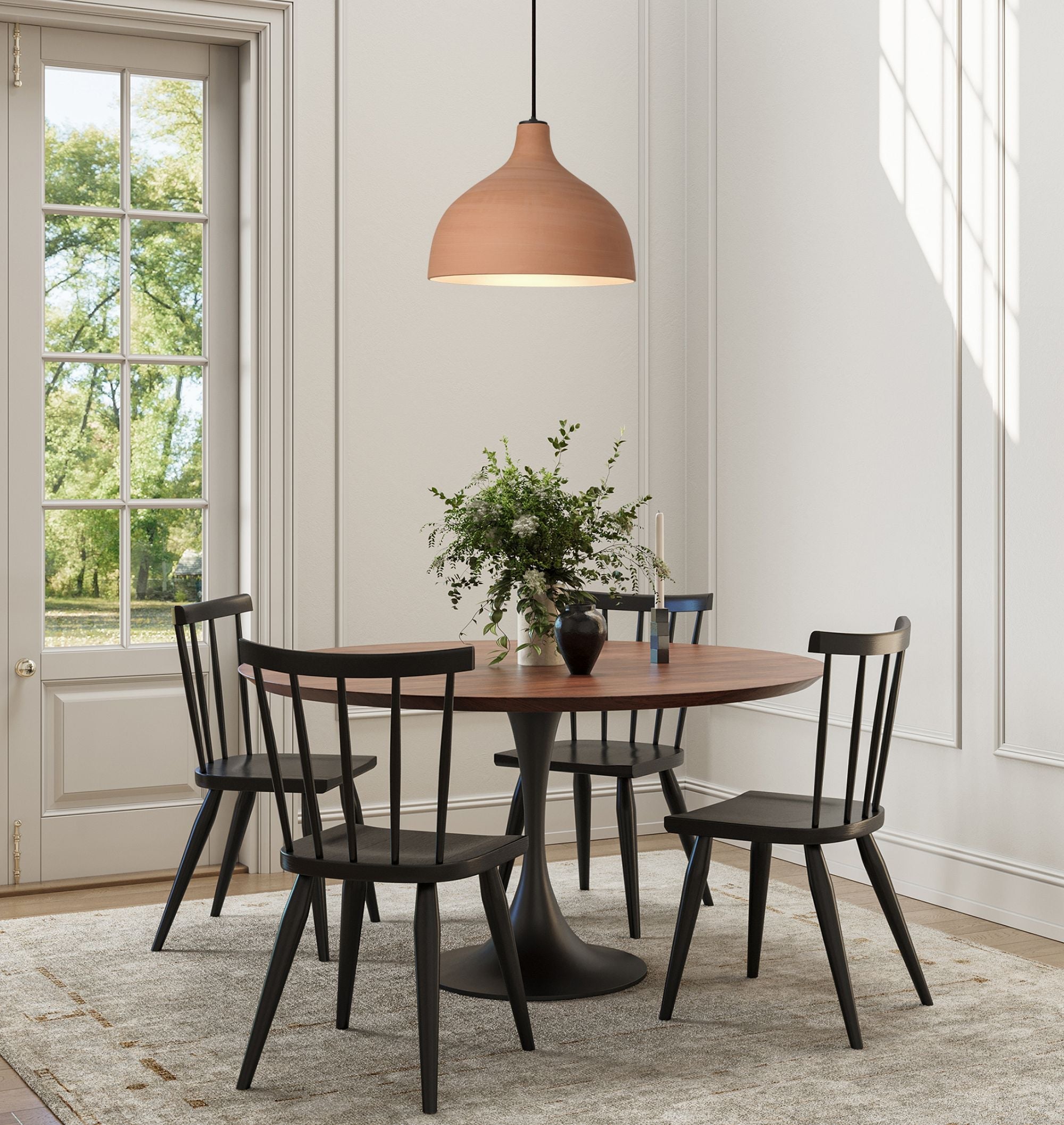 Abigail 15" Pendant Ceramic Shade - From Where Finds - 