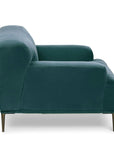 Abisko 42.5" Velvet Lounge Chair - From Where Finds - 