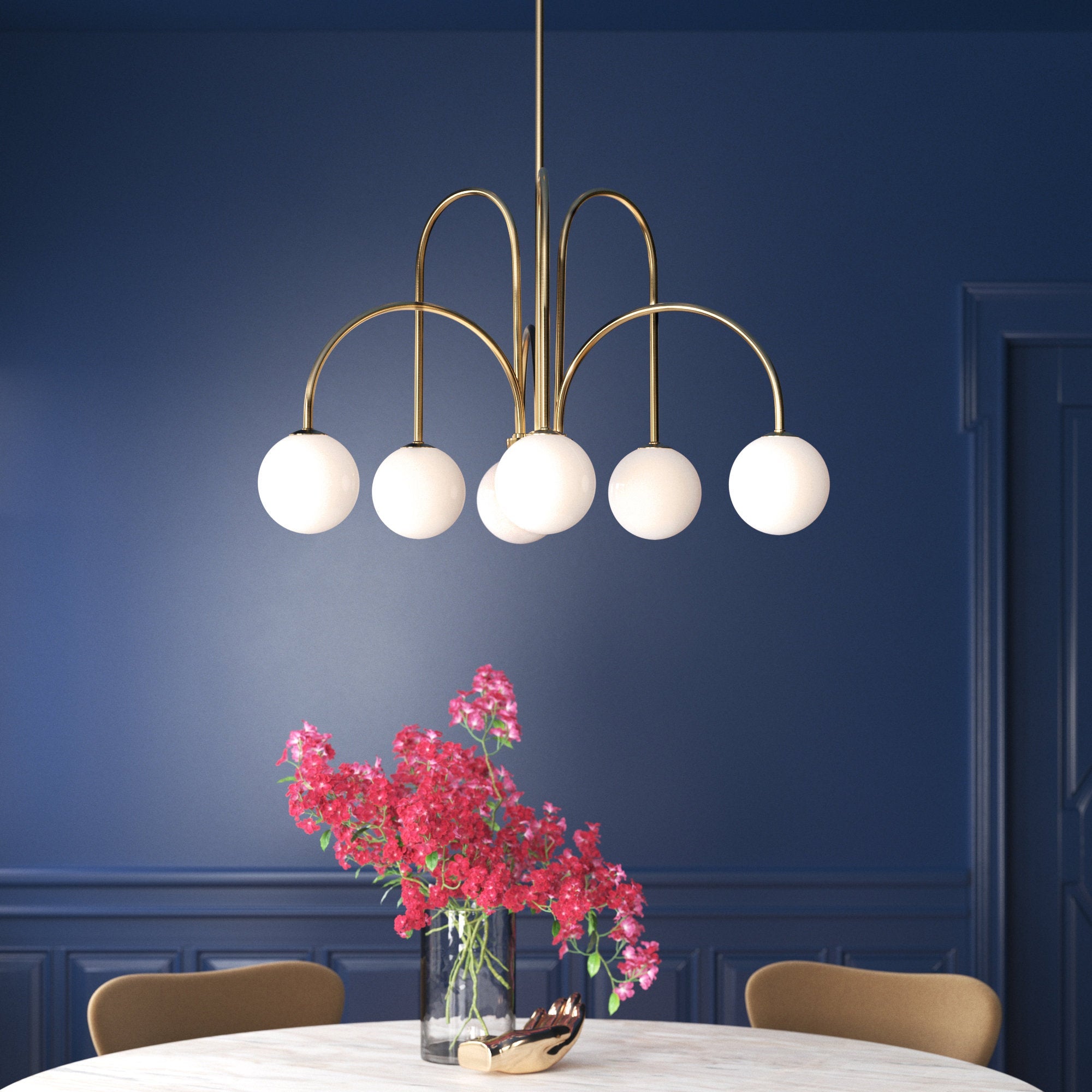 Abrial 6 - Light Sputnik Chandelier - From Where - 