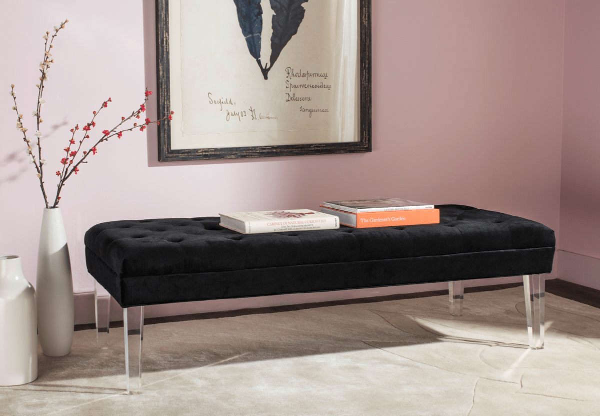 Abrosia Upholstered Tufted Bench - From Where Finds - 