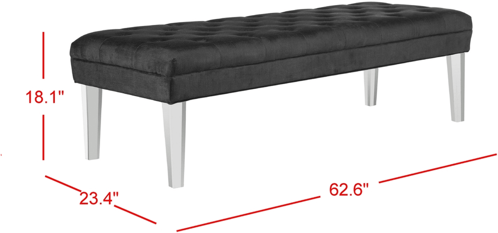Abrosia Upholstered Tufted Bench - From Where Finds - 