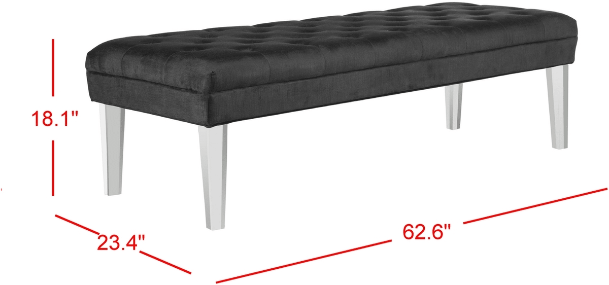 Abrosia Upholstered Tufted Bench - From Where Finds - 