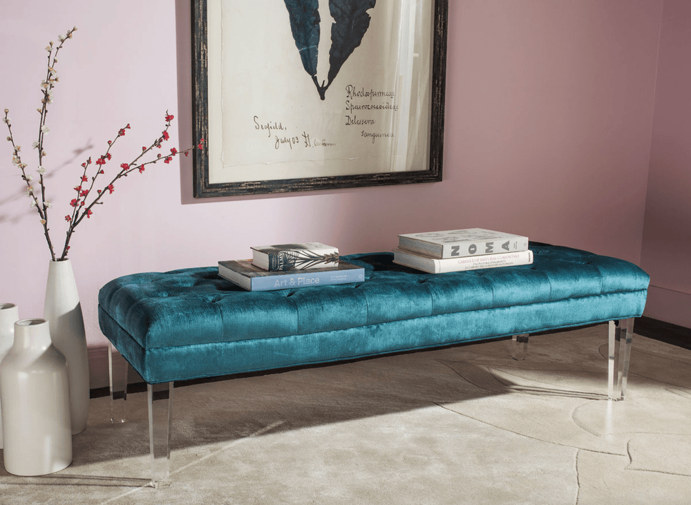 Abrosia Upholstered Tufted Bench - From Where Finds - 
