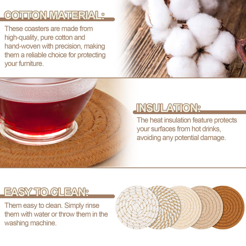 Absorbent Boho Coasters - From Where - 