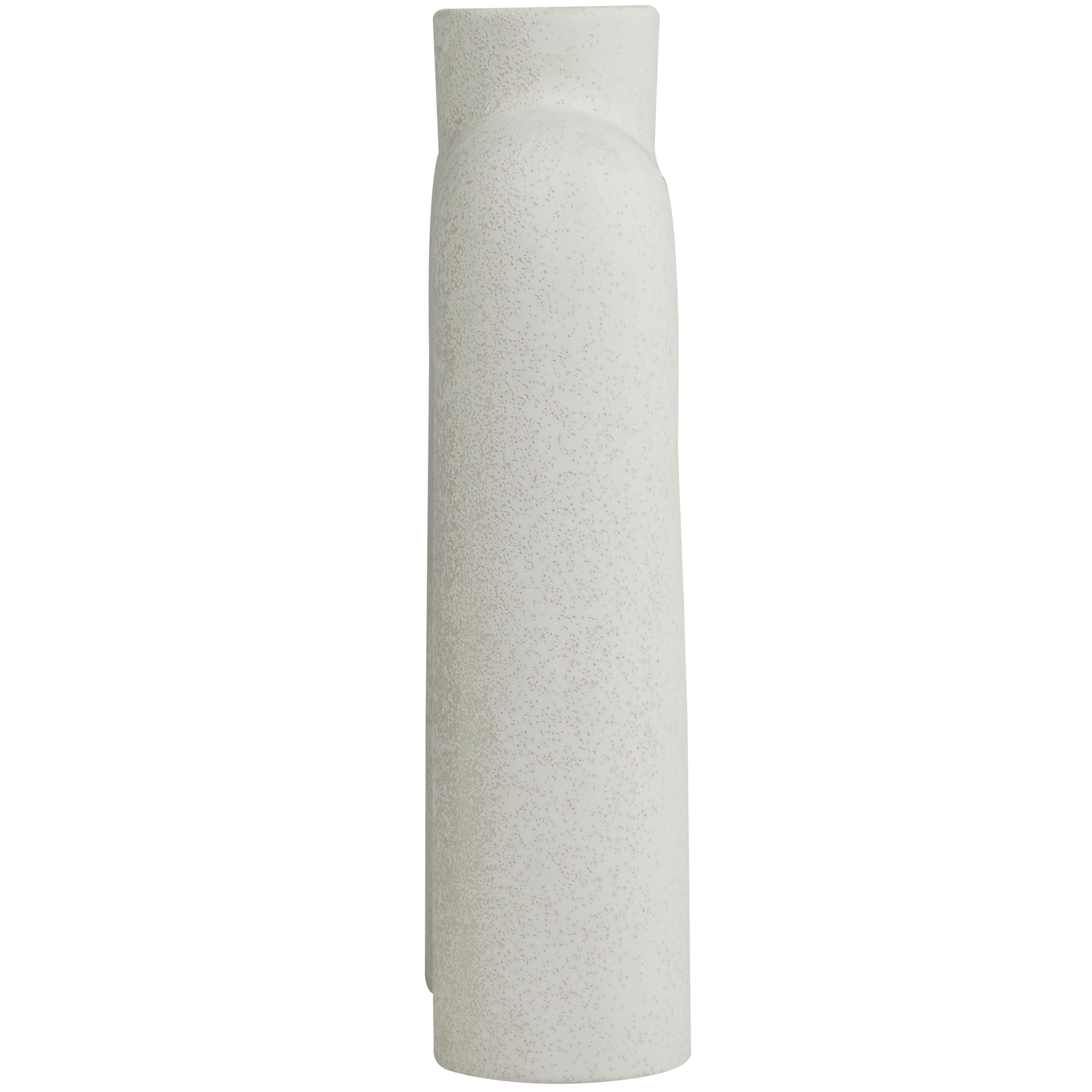 Abstract Arched White Ceramic Vase - From Where - 