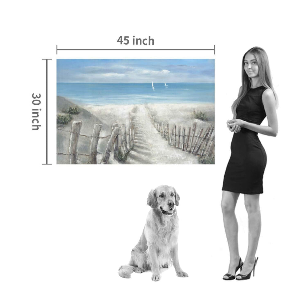 Abstract Beach Path Wall Art - From Where - 