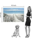 Abstract Beach Path Wall Art - From Where - 