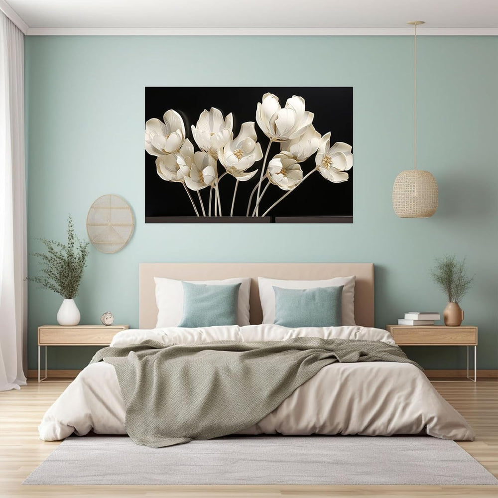 Abstract Canvas Plant Wall Art - From Where - 