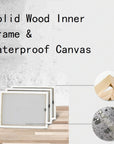 Abstract Canvas Plant Wall Art - From Where - 