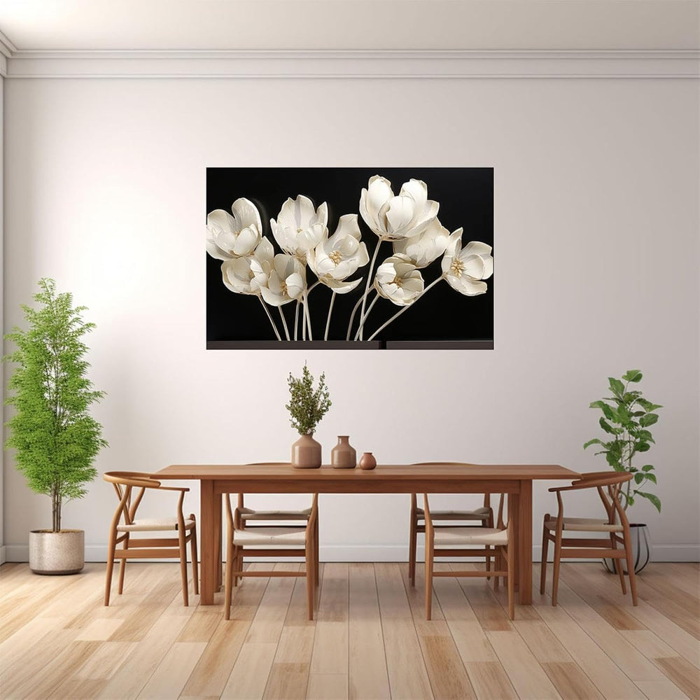 Abstract Canvas Plant Wall Art - From Where - 