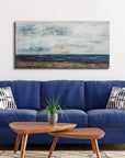 Abstract Coastal Beach Wall Art - From Where - 