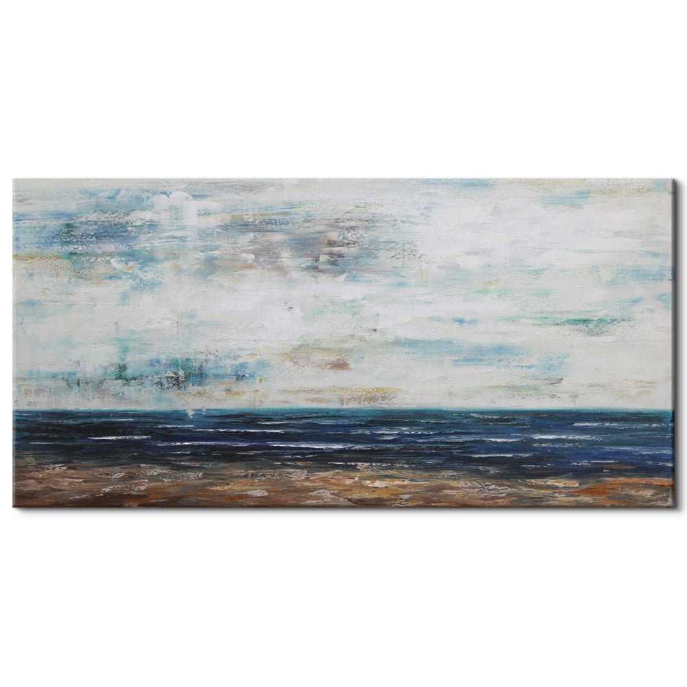 Abstract Coastal Beach Wall Art - From Where - 