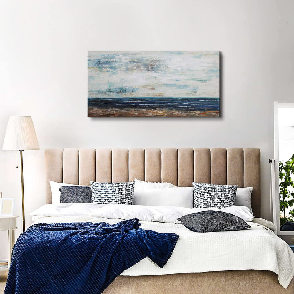 Abstract Coastal Beach Wall Art - From Where - 