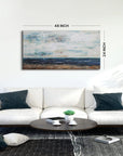 Abstract Coastal Beach Wall Art - From Where - 