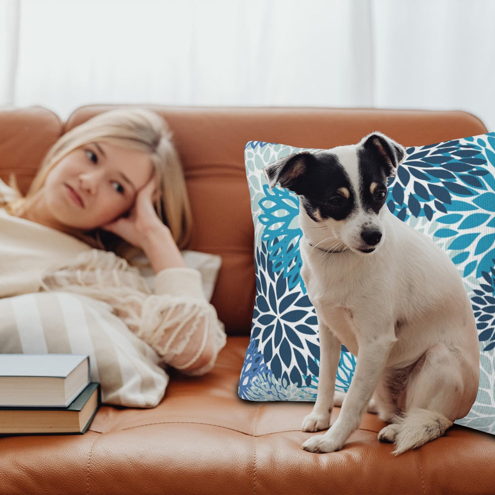 Abstract Flower Pillow Covers (Set of 2) - From Where - 