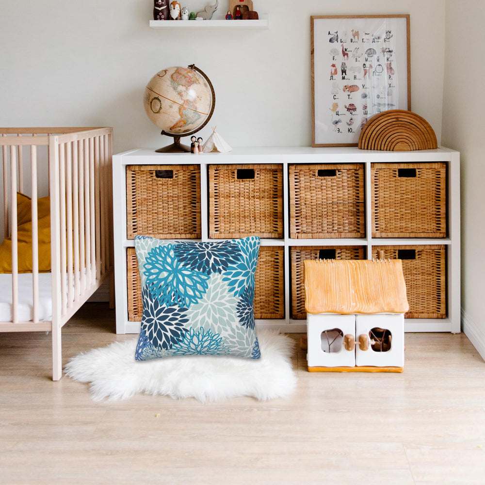 Abstract Flower Pillow Covers (Set of 2) - From Where - 