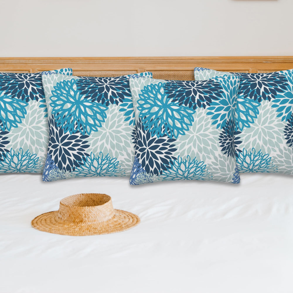 Abstract Flower Pillow Covers (Set of 2) - From Where - 