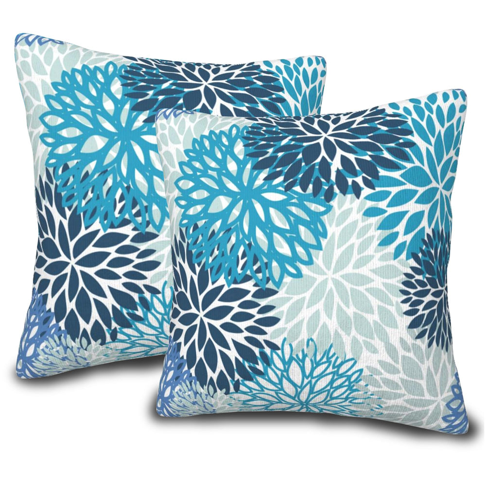 Abstract Flower Pillow Covers (Set of 2) - From Where - 