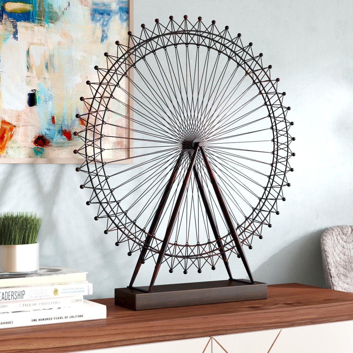 Abstract London Eye Sculpture - From Where - 