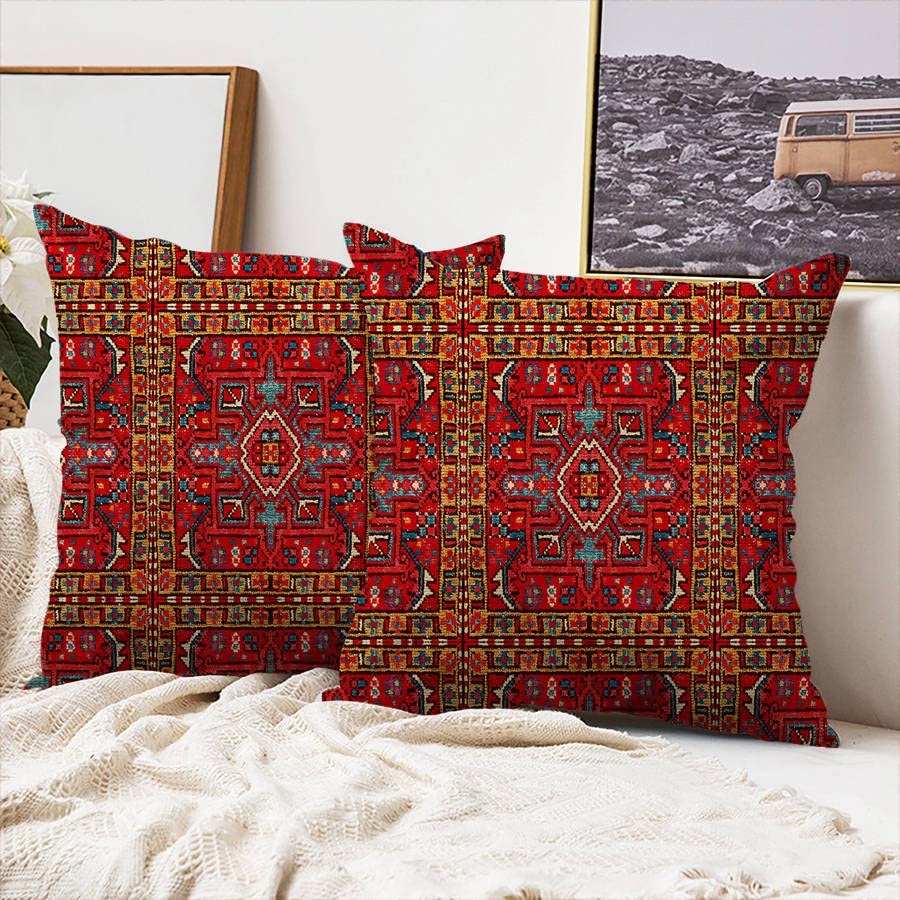 Abstract Moroccan Pillow Case (Set of 2) - From Where - 