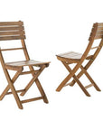 Acacia Foldable Dining Chairs - From Where - 
