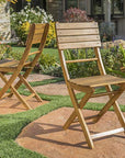 Acacia Foldable Dining Chairs - From Where - 