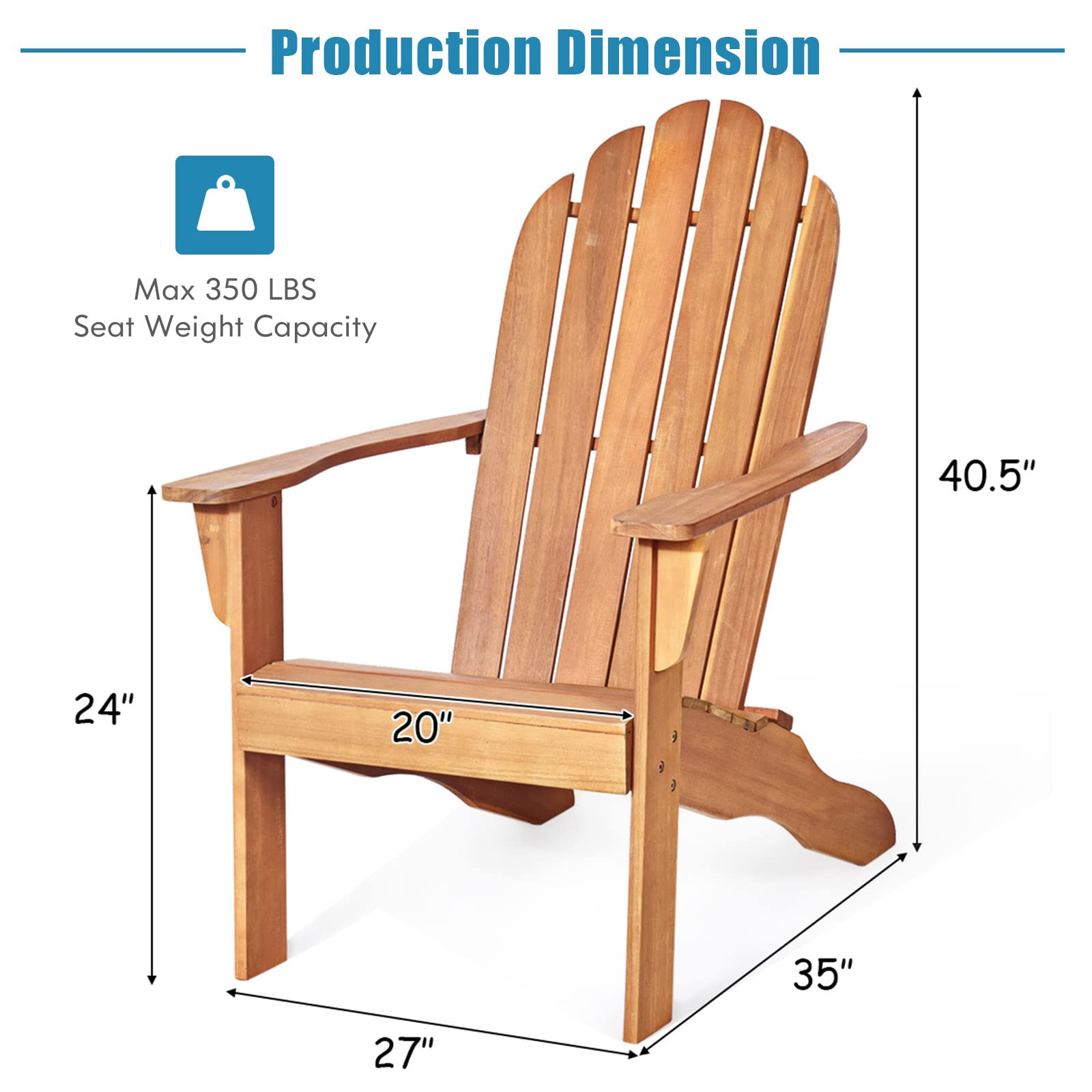 Acacia Wood Lounger Chair - From Where - 