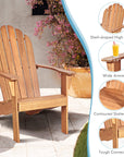 Acacia Wood Lounger Chair - From Where - 