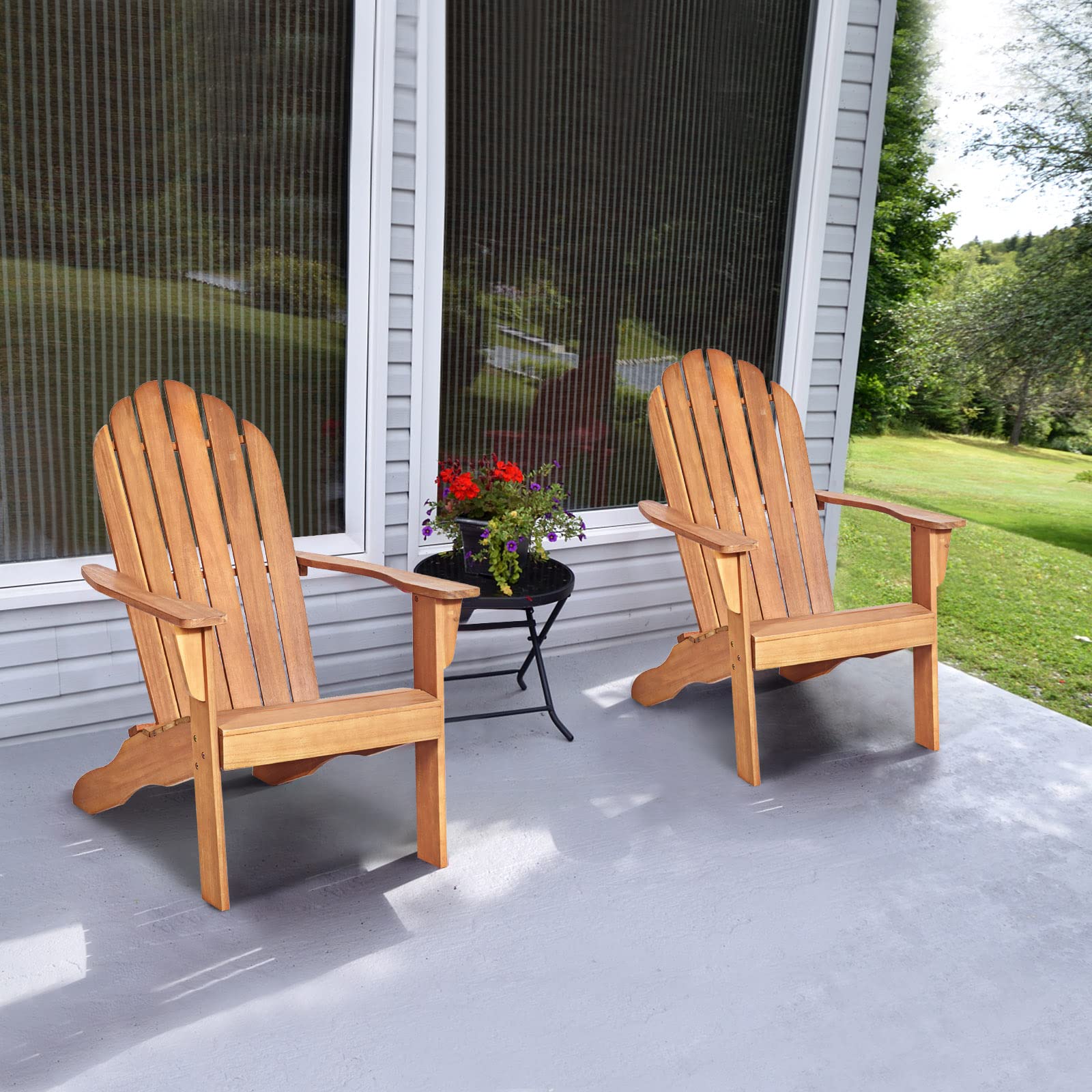 Acacia Wood Lounger Chair - From Where - 