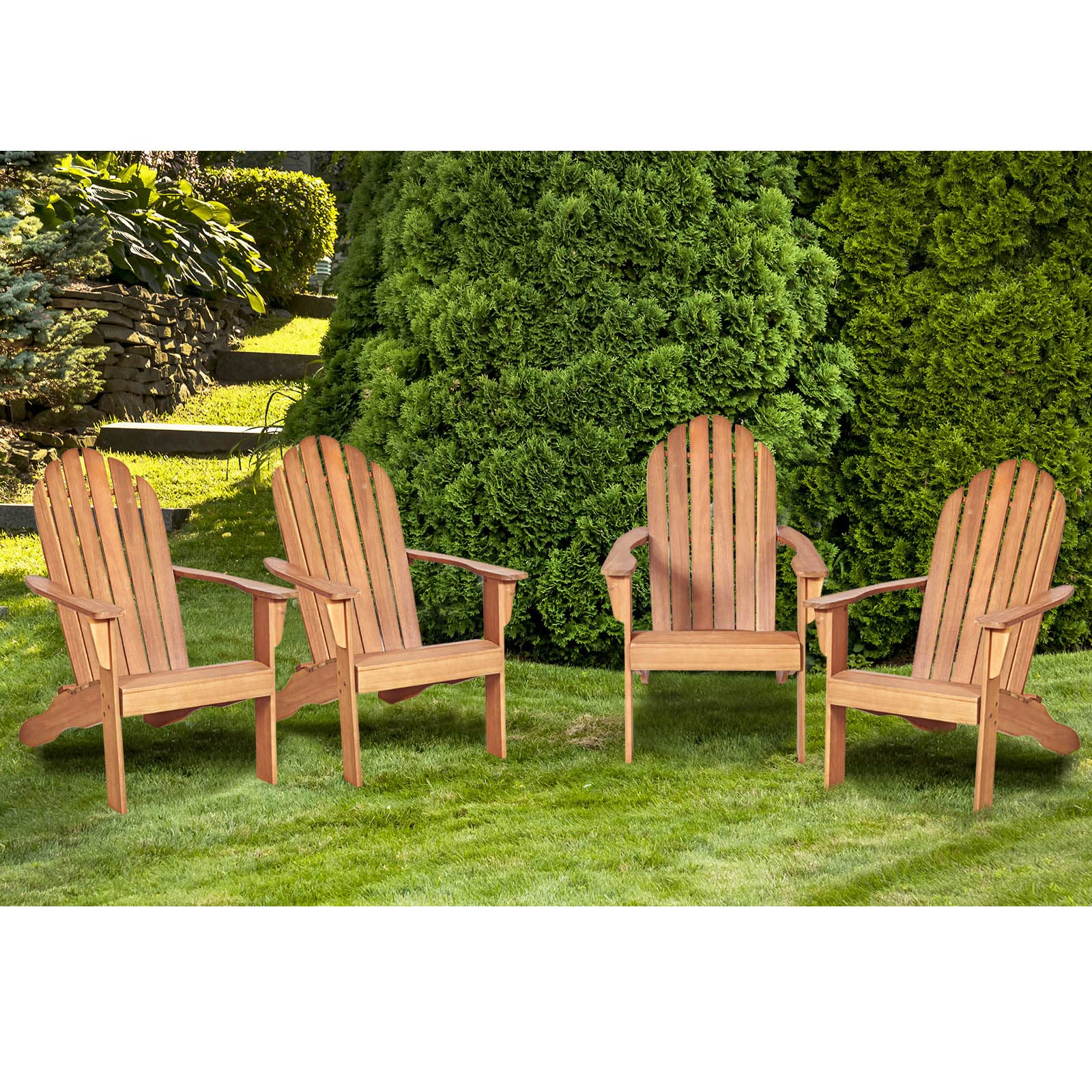 Acacia Wood Lounger Chair - From Where - 