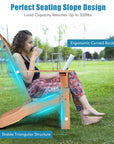 Acacia Wood Lounger Chair - From Where - 