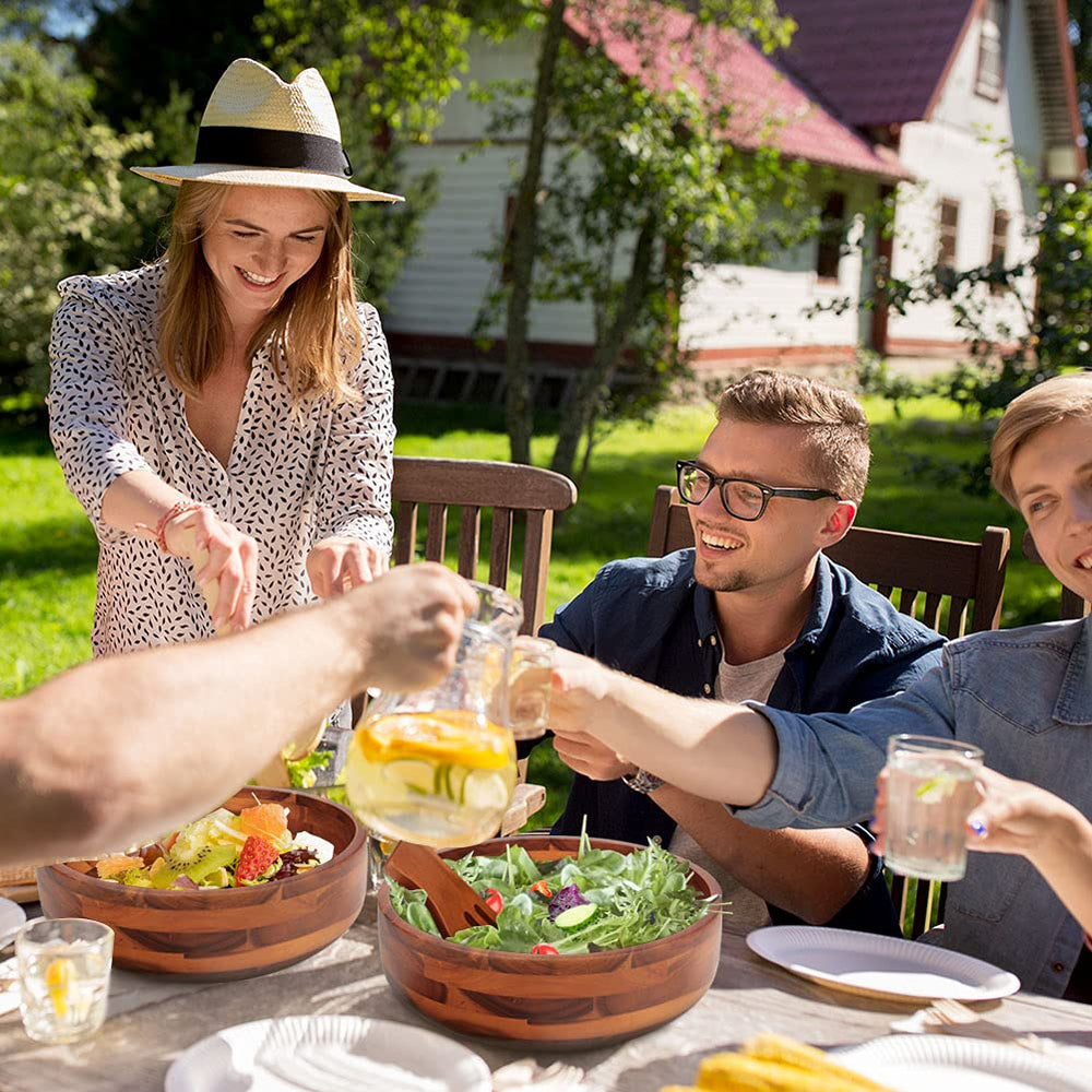 Acacia Wood Salad Bowl - From Where - 