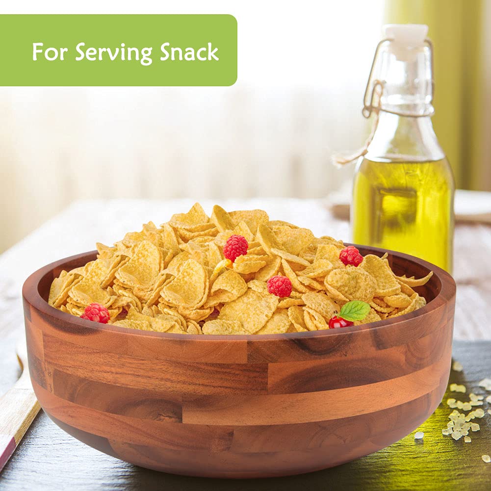 Acacia Wood Salad Bowl - From Where - 