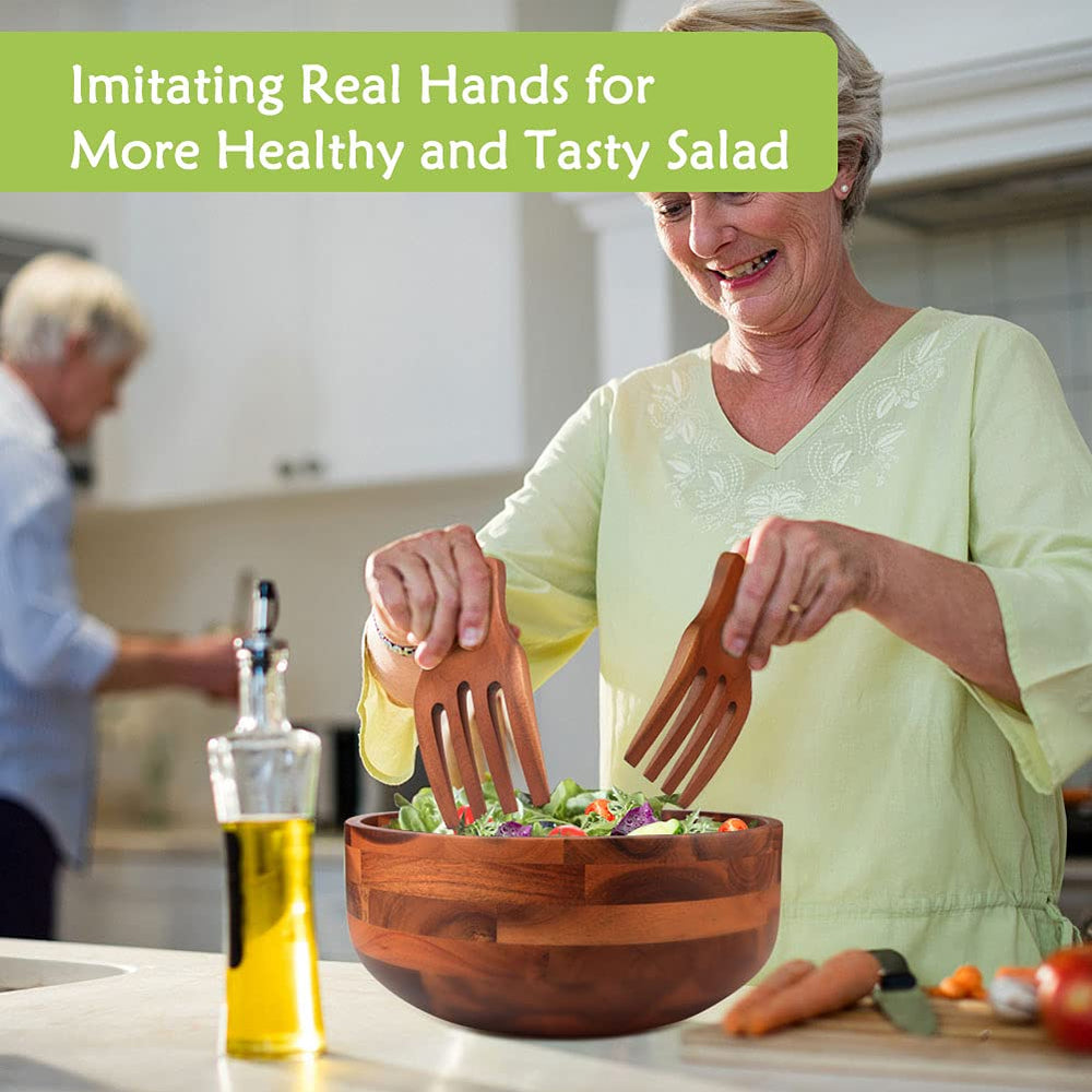 Acacia Wood Salad Bowl - From Where - 