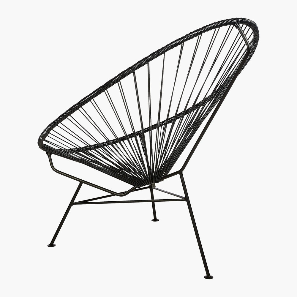 Acapulco Black Outdoor Chair - From Where Finds - 