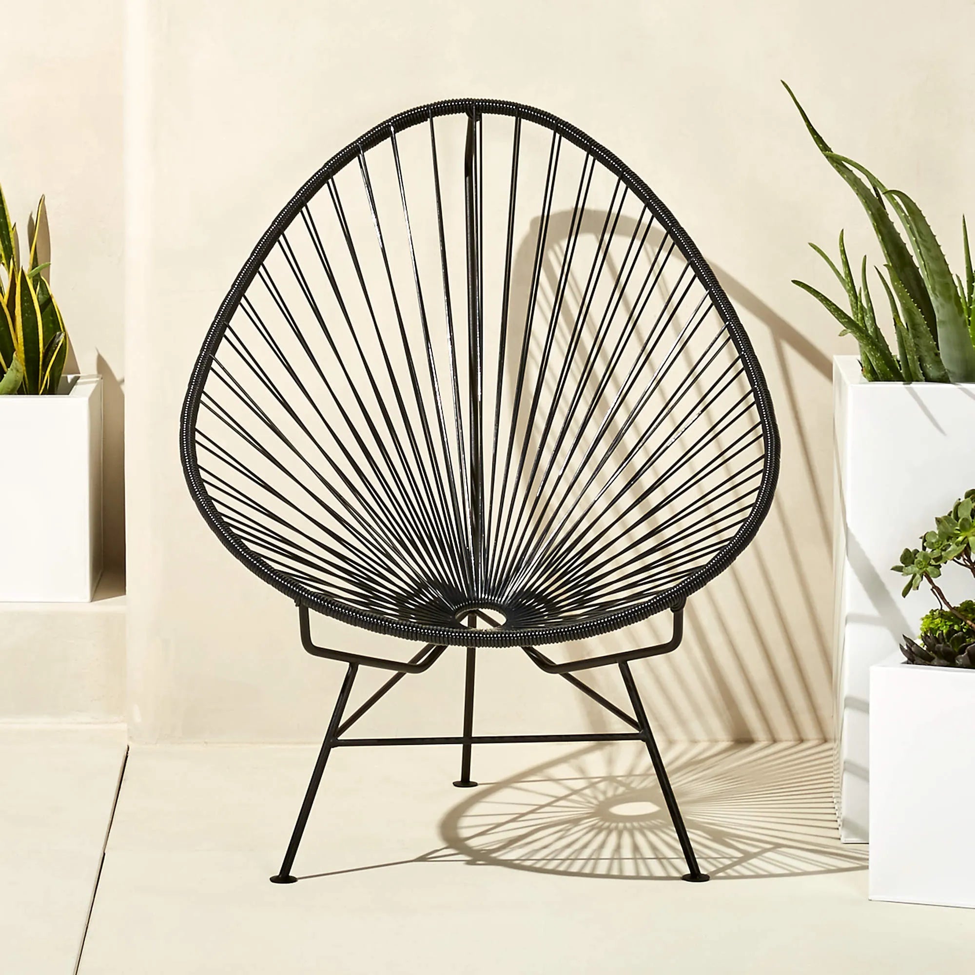 Acapulco Black Outdoor Chair - From Where Finds - 