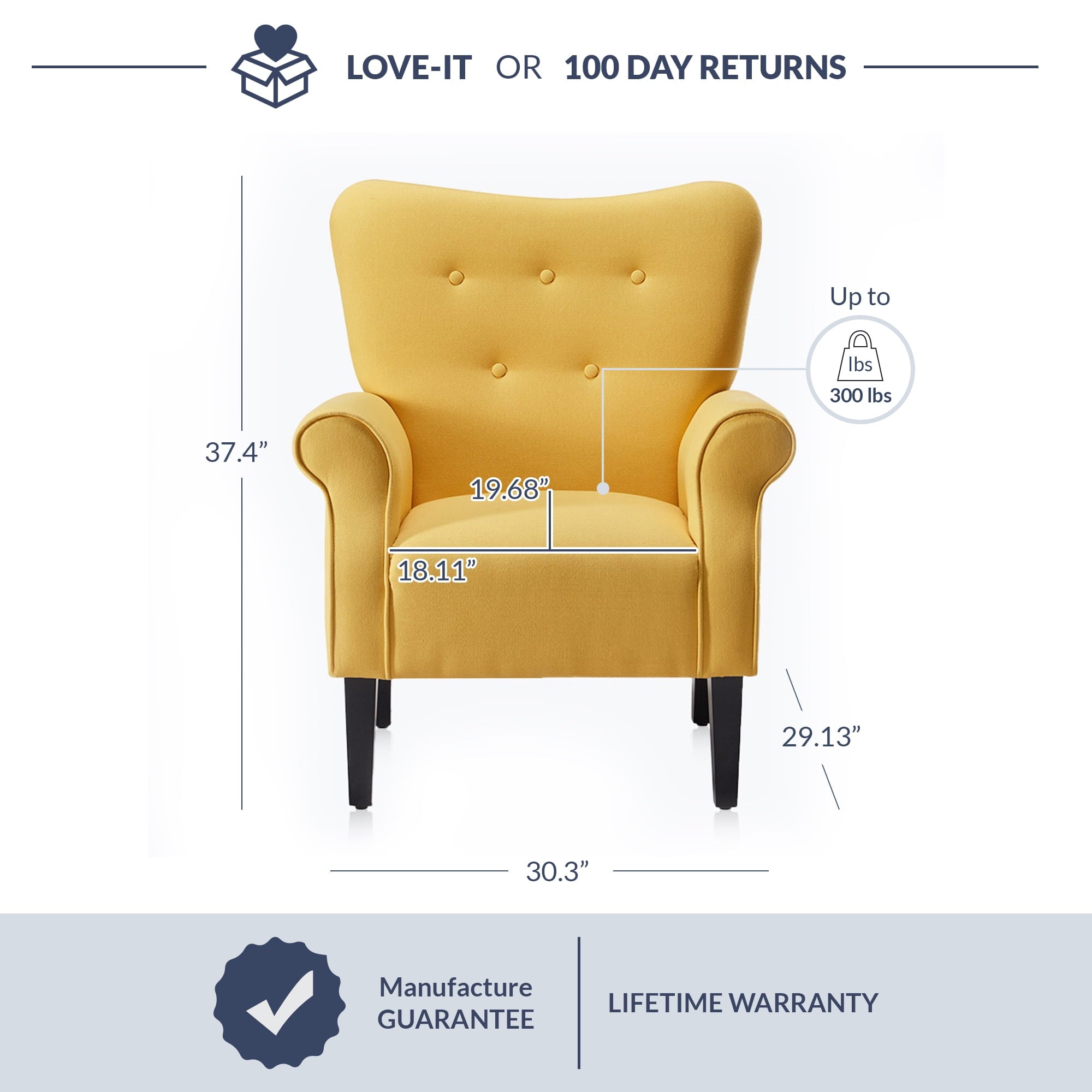 Accent Armchair - From Where - 