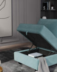 Accent Armchair with Ottoman - From Where - 