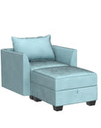 Accent Armchair with Ottoman - From Where - 