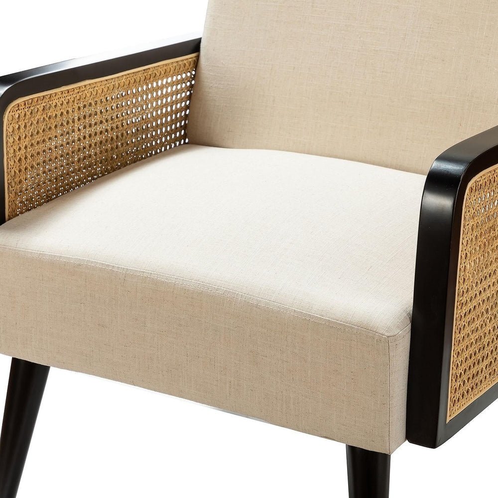 Accent Armchair with Wood Legs Set of 2 - From Where - 
