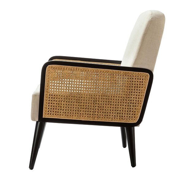 Accent Armchair with Wood Legs Set of 2 - From Where - 