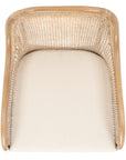 Charlie Rattan Accent Chair W/ Cushion