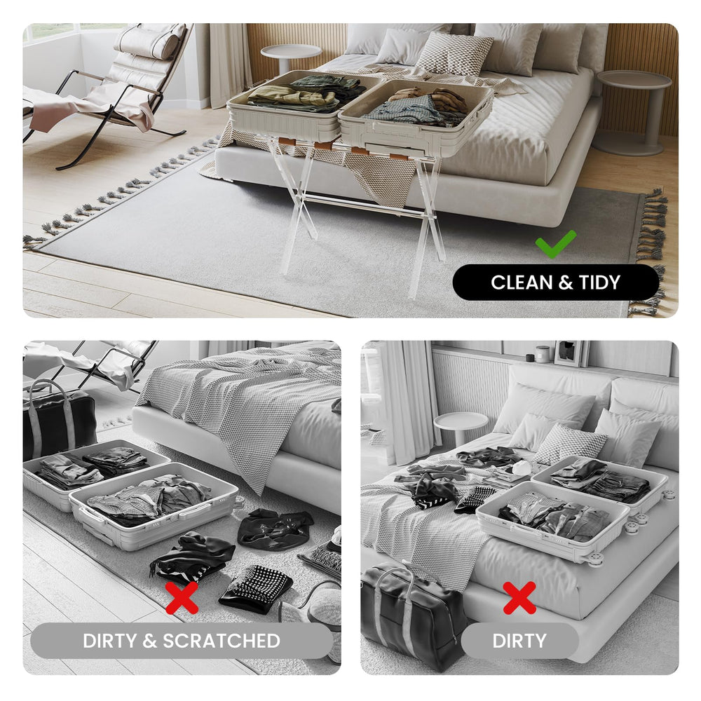 Acrylic Luggage Rack - From Where - 