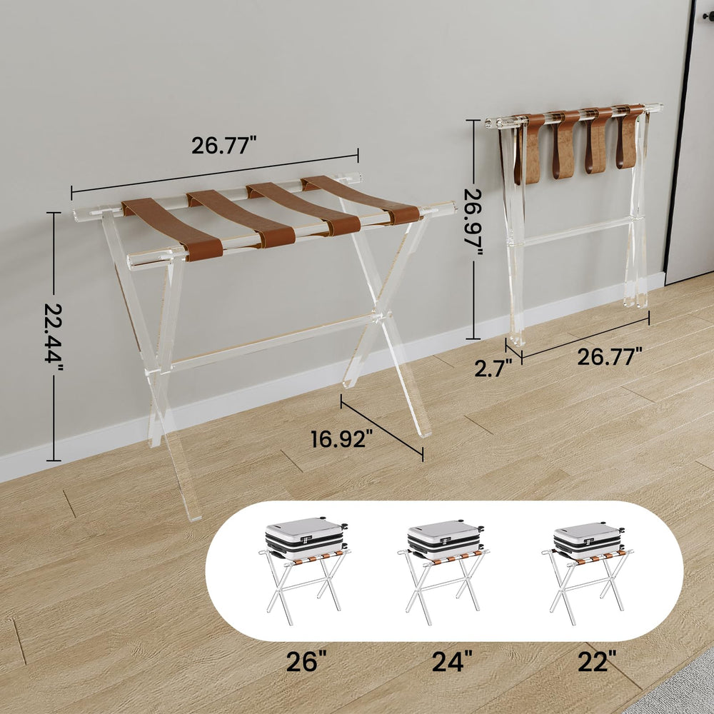 Acrylic Luggage Rack - From Where - 