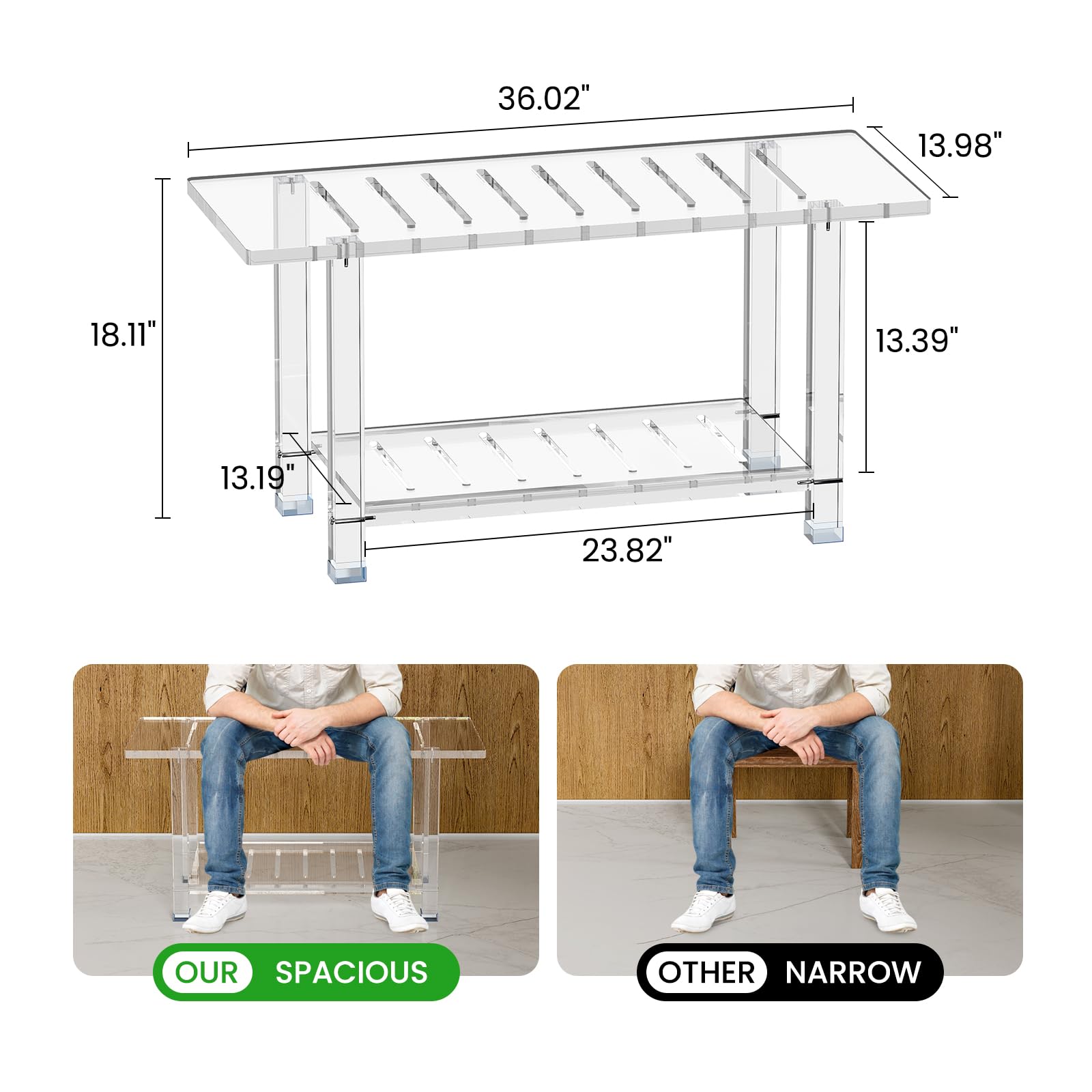 Acrylic Shower Bench - From Where - 