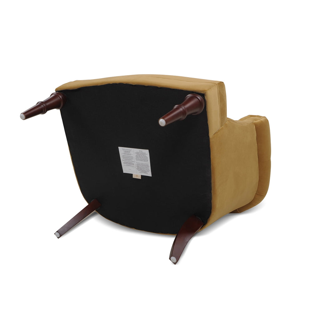 Katherine Tufted Accent Chair Gold